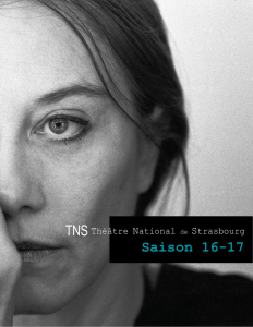 Programme 16-17 - Théâtre National de Strasbourg