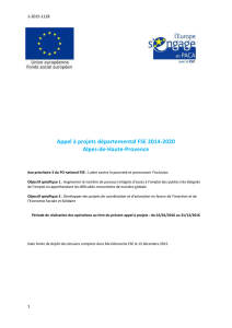Appel à projets départemental FSE 2014-2020