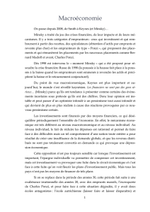 La demande de biens de consommation