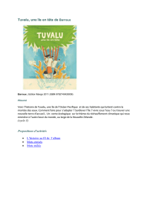 Tuvalu, une île en tête de