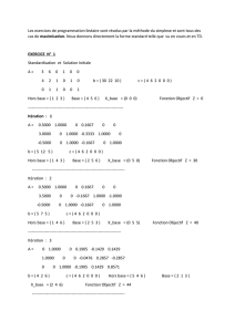 TD corrigés Prog.linéaire