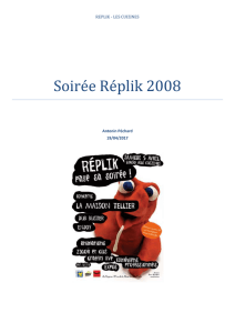 Soirée Réplik 2008