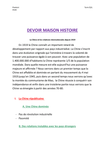 DEVOIR MAISON HISTOIRE