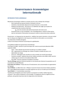 chap.5 &ndash; desequilibres internationaux et deficit de la gouvernance