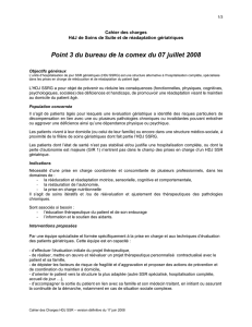 Cahier des charges - FHP-SSR