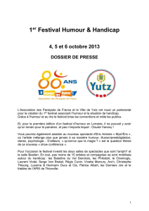 Dossier de presse 2013 - Association des Paralysés de France