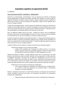 Cours de Laurent Auclair : Evaluation – Rééducation