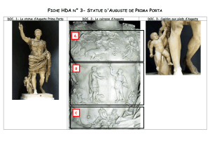 Fiche HDA n° 3- Statue d`Auguste de Prima Porta