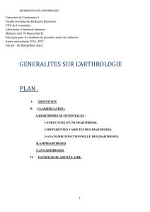 generalites-sur-larthrologie - Université de Constantine 3