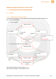 Etude de quelques grandeurs et leur calcul, Partie 1.3