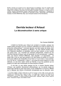 parlant en direction d`Antonin Artaud - Hal-SHS