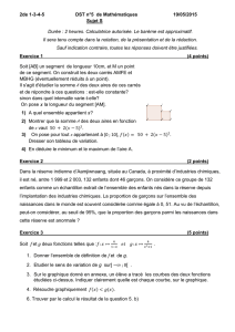 2de 1-3-4-5 DST n°5 de Mathématiques 19/05/2015 Sujet S Durée