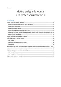Mettre en ligne