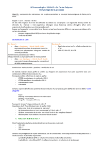 UE immunologie – 26-03-13 – Dr Carole Guignant Immunologie de