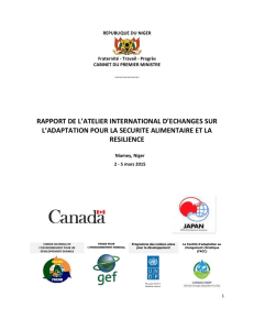 2 e jour : mardi 3 mars 2015 - UNDP Climate Change Adaptation