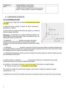 TERMINALE S ENSEIGNEMENT SPECIFIQUE DATE