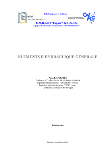 Chapitre I hydrostatique de fluide