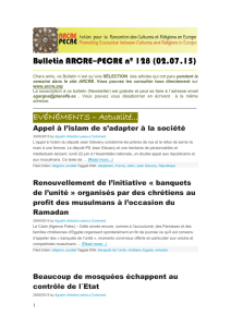 Bulletin ARCRE–PECRE nº 128 (02.07.15)