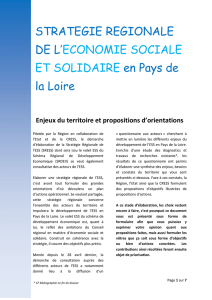 Enjeux du territoire et propositions d`orientations