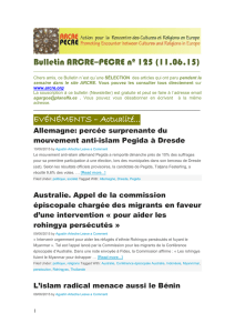 Bulletin ARCRE–PECRE nº 125 (11.06.15)