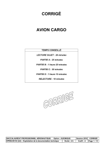 Dossier Corrigé Bac Pro Aéronautique Option Avionique