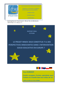 Rapport final étude INNOV 2010