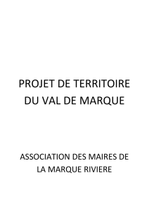 association des maires de la marque riviere - S