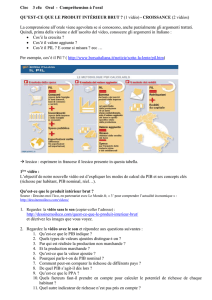 Qu`est-ce que le produit intérieur brut