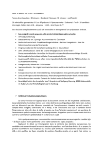 Rapport oral allemand SSO
