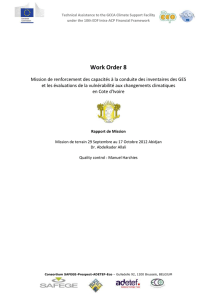 de la Côte d`Ivoire. - Global Climate Change Alliance