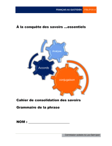 À la conquête des savoirs essentiels