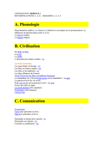 A. Phonologie