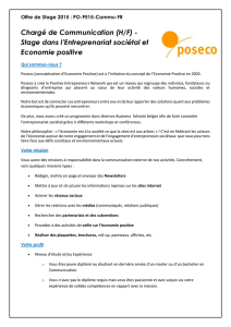 Poseco (concaténation d`Economie Positive) est à l`initiative