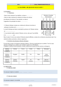 HS2 : De quoi est faite la matiere