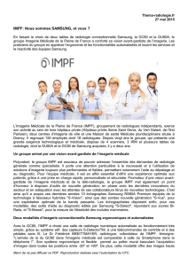 Thema-radiologie.fr 27 mai 2015 IMPF: Nous sommes SAMSUNG