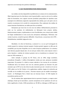 1. Les transformations médiatiques