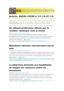Bulletin ARCRE–PECRE nº 84 (10.07.14)