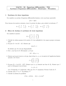 MACS1 - S6 - Equations différentielles