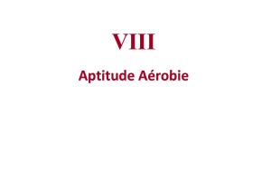 Aptitude Aérobie