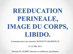 reeducation perineale, image du corps, libido.