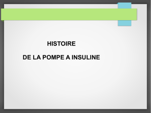 Histoire de la pompe à insuline