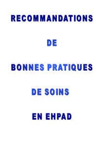 bonnes pratiques de soins en EHPAD