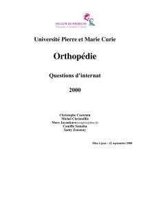 Orthopédie - CHUPS – Jussieu