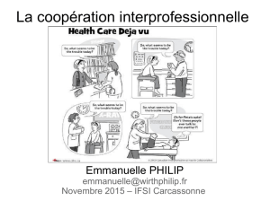 La coopération interprofessionnelle