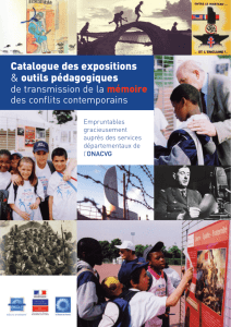 catalogues expositions ONACVG