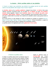 Notre système solaire et ses planètes - Viry
