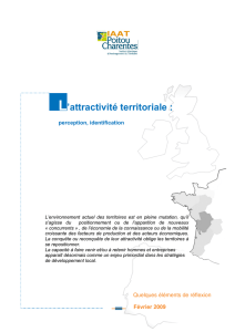 L`attractivité territoriale - IAAT Poitou