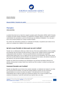 Parsabiv, INN-etelcalcetide - European Medicines Agency