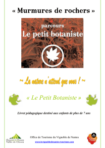 livret-petit-botaniste - Office de tourisme du vignoble de Nantes
