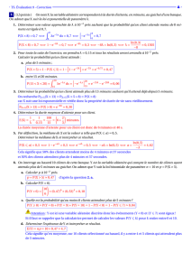 TS. Évaluation 9 -Correction 1 ( 3,5 points ) On note X la variable